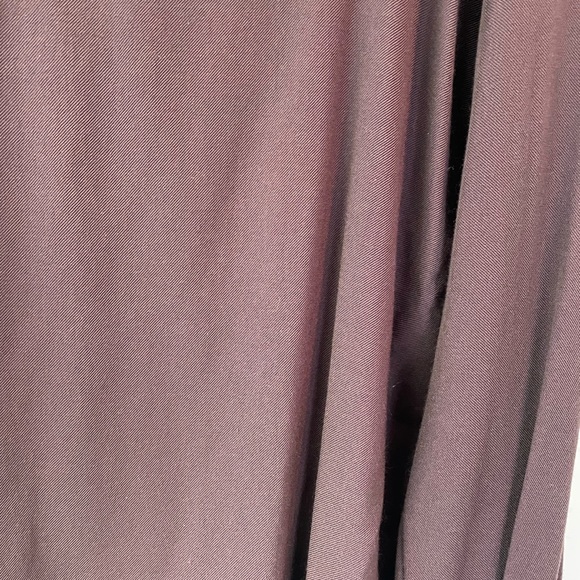 NEW Vince plum blouse with tie neck. Size M NWT - Picture 5 of 10
